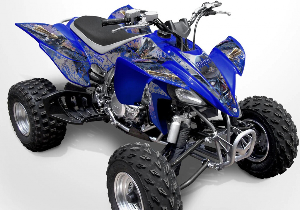 Zombie Outlaw Splatter Blau für Yamaha YFZ 450 2004-2008 & 2012-2014